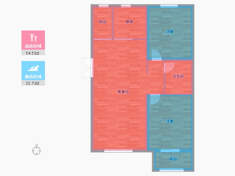 河北省-保定市-假日丽城-79.00-户型库-动静分区