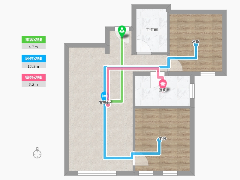 天津-天津市-融创城融义园1号楼,融青园1号楼,融文园1号楼,融青园2号楼,融文园2号楼,融文-56.03-户型库-动静线