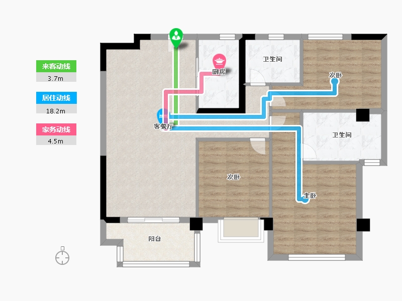 福建省-莆田市-阳光城檀悦-92.00-户型库-动静线