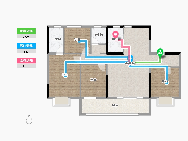 安徽省-铜陵市-碧桂园-112.00-户型库-动静线