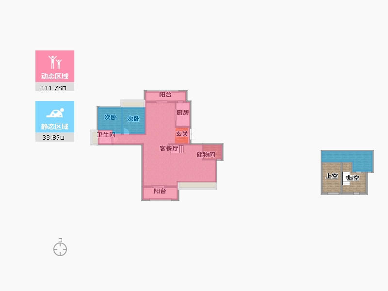 四川省-成都市-保利大国�Z-150.05-户型库-动静分区