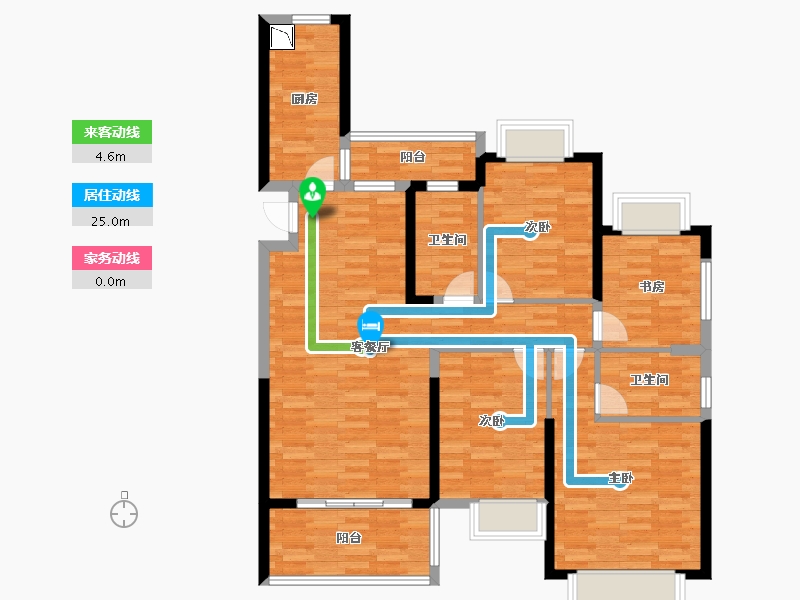 江西省-南昌市-恒大御澜府-109.99-户型库-动静线