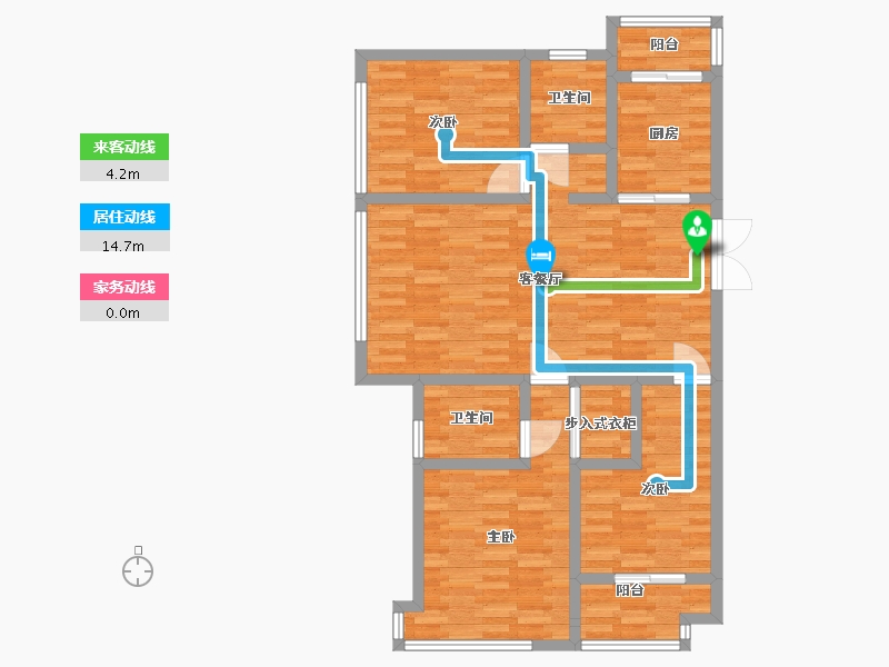 浙江省-湖州市-新黄浦四象府-98.01-户型库-动静线