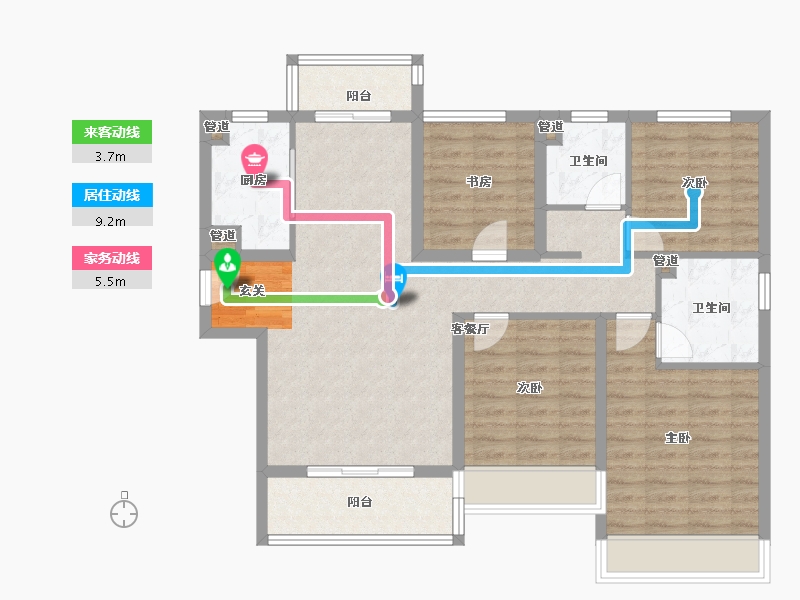 河南省-郑州市-融信江湾城一期2,二期2,三期9124m²-99.20-户型库-动静线