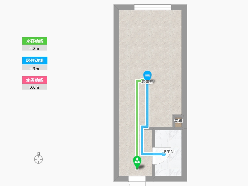 辽宁省-沈阳市-九洲御峯胜利南街189号（1）栋35m²-21.49-户型库-动静线