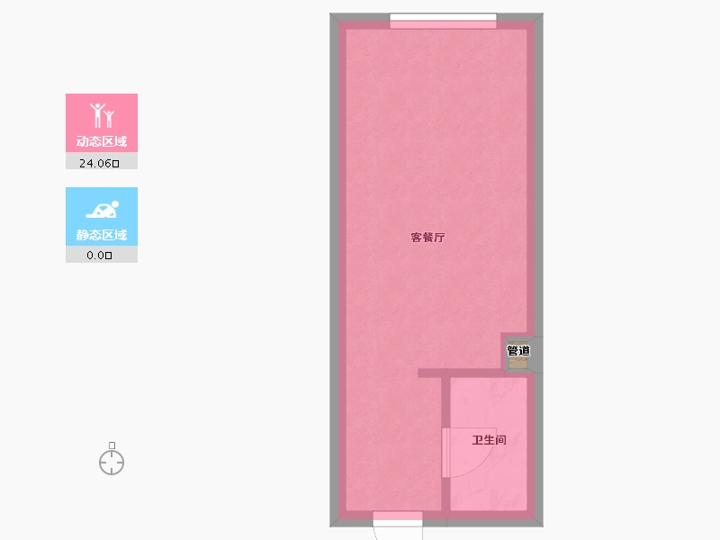 辽宁省-沈阳市-九洲御峯胜利南街189号（1）栋35m²-21.49-户型库-动静分区