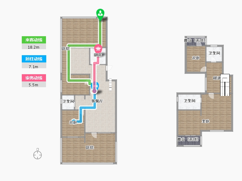 辽宁省-沈阳市-城建逸品假日双园路（32,36,40,45）号楼172m²-231.43-户型库-动静线