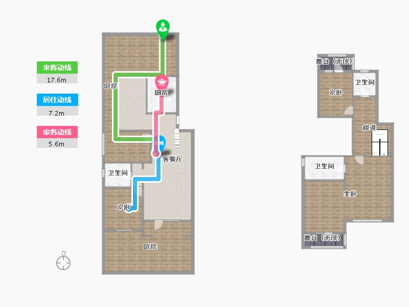 辽宁省-沈阳市-城建逸品假日双园路（33,35,37）号楼179m²-240.02-户型库-动静线