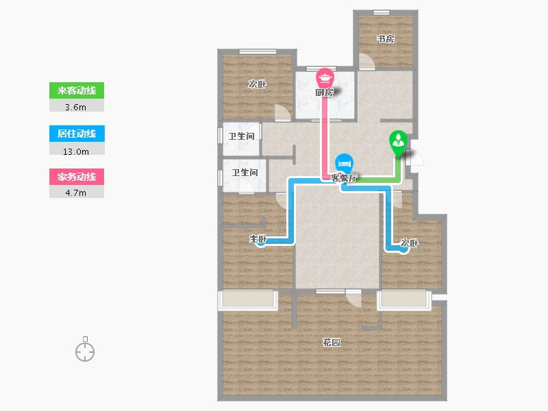 辽宁省-沈阳市-集美万象创新路（14,9,10,16,12）号楼140m²-159.89-户型库-动静线