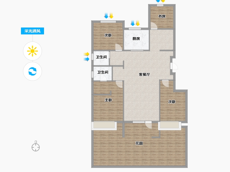 辽宁省-沈阳市-集美万象创新路（14,9,10,16,12）号楼140m²-159.89-户型库-采光通风