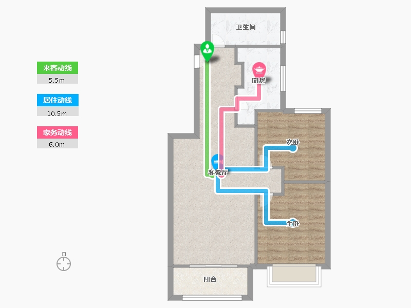 天津-天津市-香江健康小镇丹桂园（临江府）5号楼,丹桂园（临江府）10号楼,丹桂园（临江府）1号楼,丹-68.00-户型库-动静线