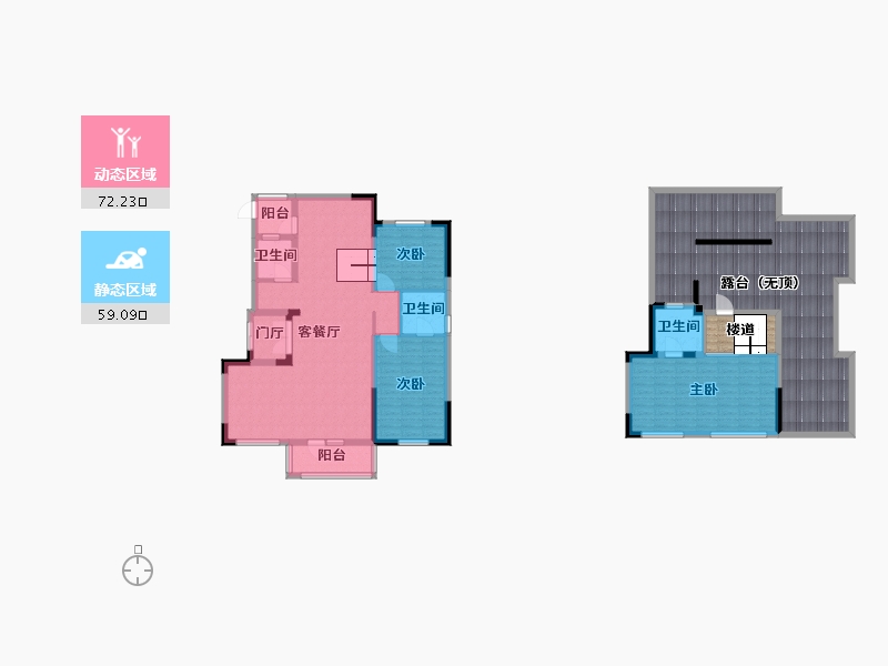 辽宁省-沈阳市-金石小镇沈营大街（B4,B7,B6,B10）号楼140m²-177.91-户型库-动静分区