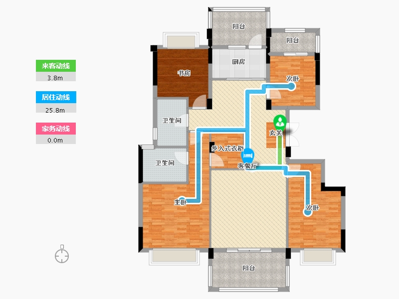 浙江省-绍兴市-悦江南-149.59-户型库-动静线