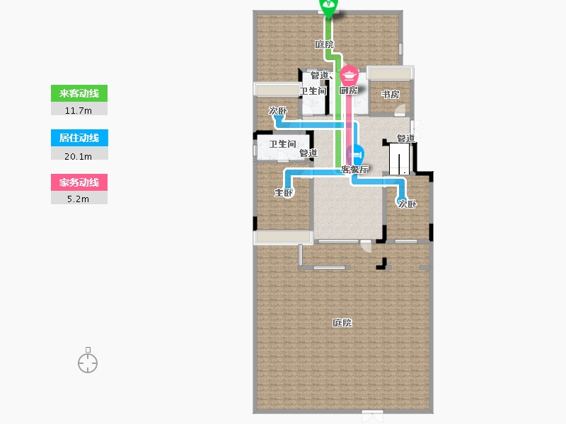 辽宁省-沈阳市-金地半山麓东望一街（G9,G1,G15）号楼150m²-292.55-户型库-动静线