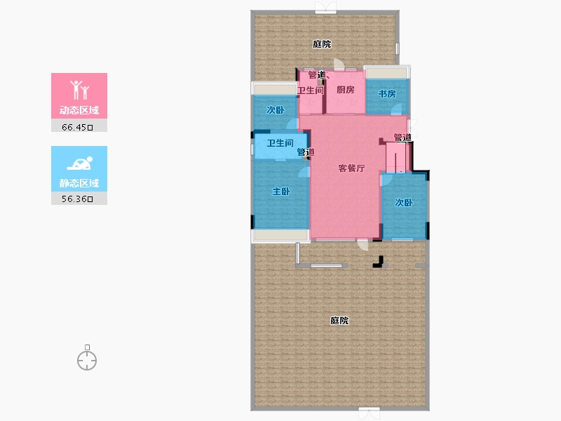 辽宁省-沈阳市-金地半山麓东望一街（G9,G1,G15）号楼150m²-292.55-户型库-动静分区