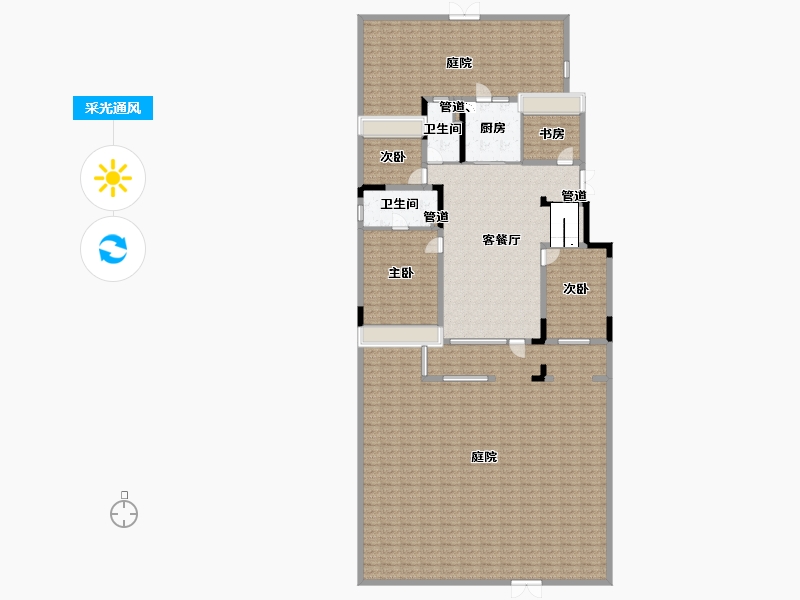 辽宁省-沈阳市-金地半山麓东望一街（G9,G1,G15）号楼150m²-292.55-户型库-采光通风