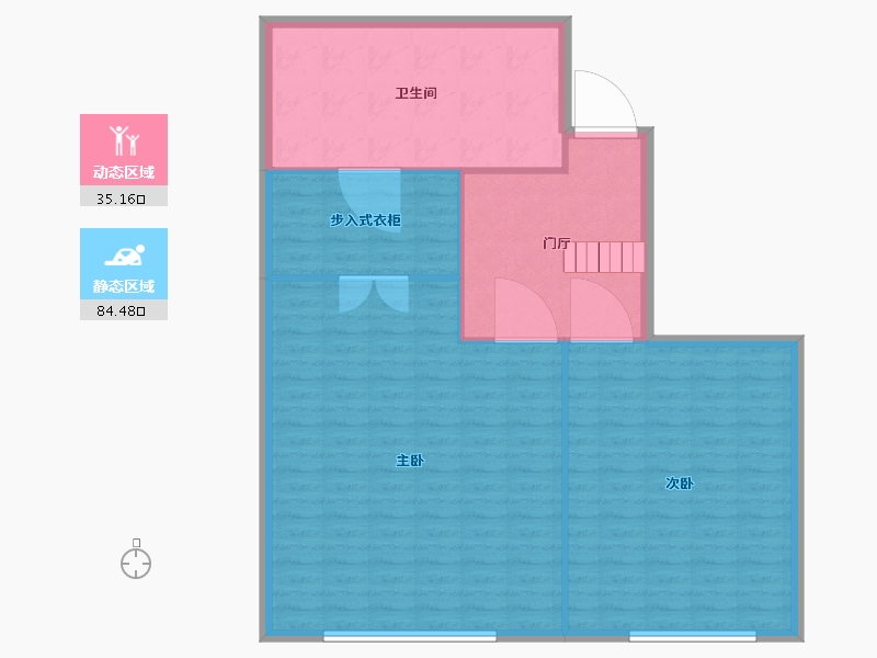 湖南省-长沙市-建发央著6号楼建面140m²-112.01-户型库-动静分区