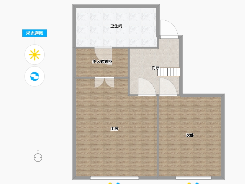 湖南省-长沙市-建发央著6号楼建面140m²-112.01-户型库-采光通风