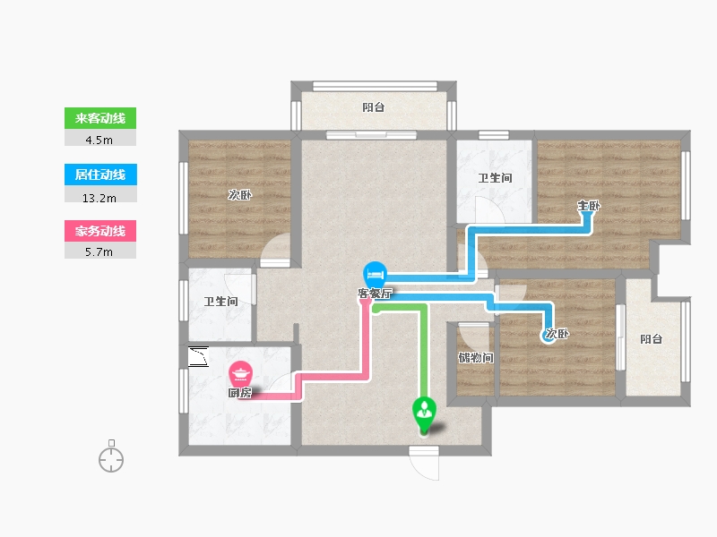 江苏省-常州市-福城上城-91.92-户型库-动静线