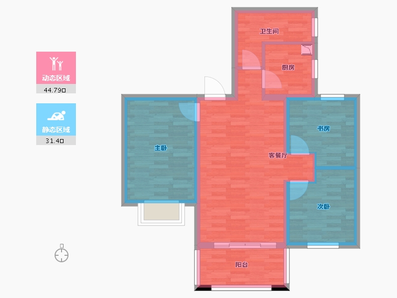 河北省-邢台市-天一港-67.47-户型库-动静分区