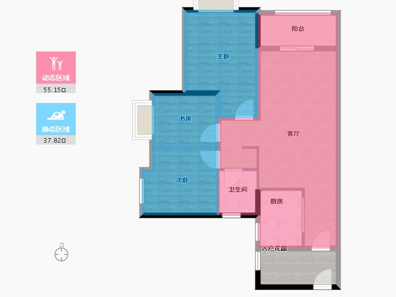 广东省-广州市-中国铁建海语熙岸-90.00-户型库-动静分区