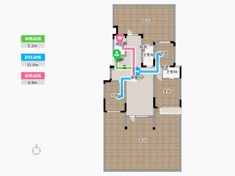 辽宁省-沈阳市-金地艺华年高官台东街(2,3,6,5,4)号楼139m²-233.77-户型库-动静线