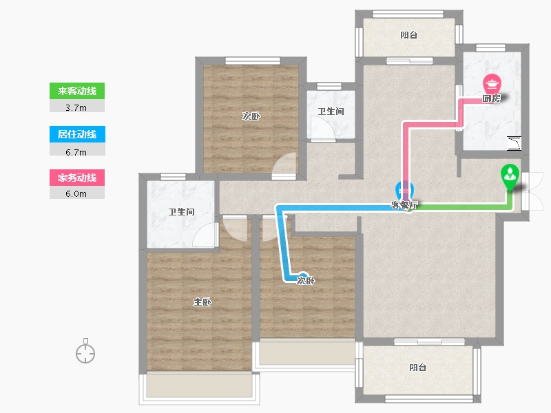 河南省-周口市-建业世和府-102.12-户型库-动静线