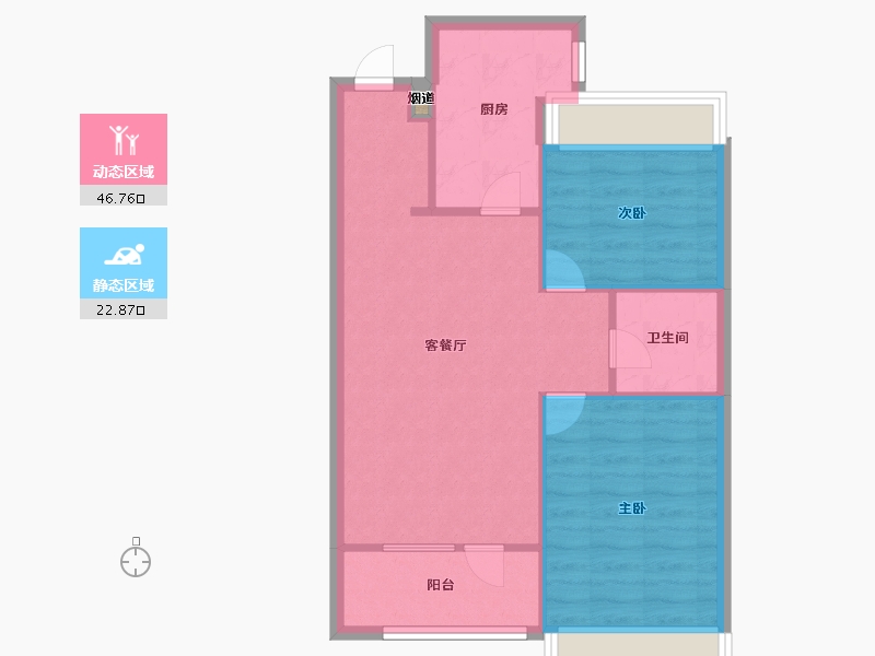 辽宁省-沈阳市-三盛颐景御园蒲丰路42-94号（11号楼）,蒲丰路42-88号（4号楼）,蒲丰路42-89号-63.20-户型库-动静分区