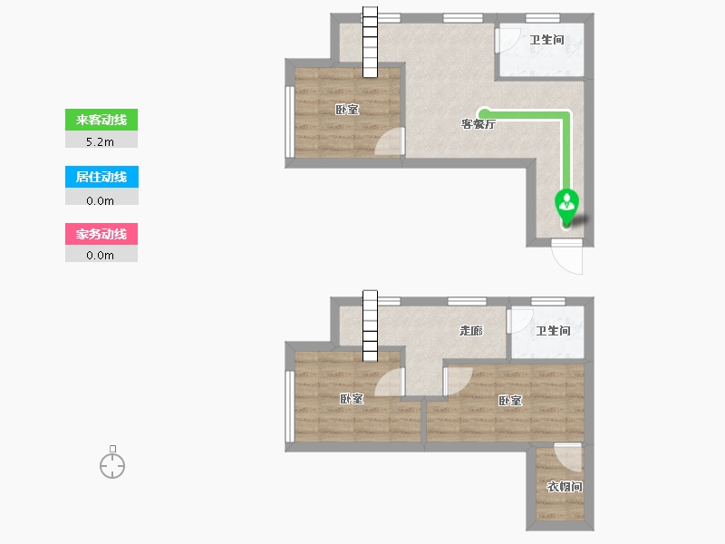 黑龙江省-哈尔滨市-坤腾・理想城-58.72-户型库-动静线