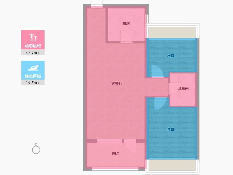 辽宁省-沈阳市-金沙巴黎花园七星大街27-21号（3栋）,七星大街27-20号（2栋）,七星大街25-6号（-60.03-户型库-动静分区