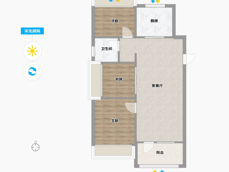 辽宁省-沈阳市-金沙巴黎花园七星大街25-8号（9栋）,七星大街25-6号（7栋）,七星大街25-9号（10-68.07-户型库-采光通风