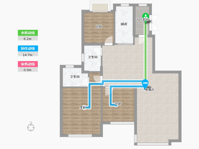 辽宁省-沈阳市-恒大绿茵小镇沈北新区蒲河路288-8号(3d）,蒲河路288-12号（5栋）,蒲河路288--98.63-户型库-动静线