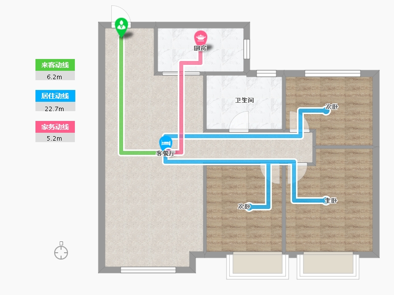 辽宁省-沈阳市-恒大国际温泉小镇常州路33-7号（2号楼）,常州路33-8号（3号楼）,常州路33-16号（-80.80-户型库-动静线