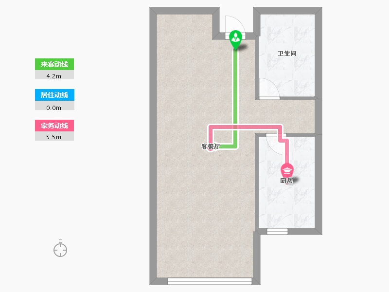 辽宁省-沈阳市-恒大林溪郡二十二号路（13）号楼60m²-48.00-户型库-动静线