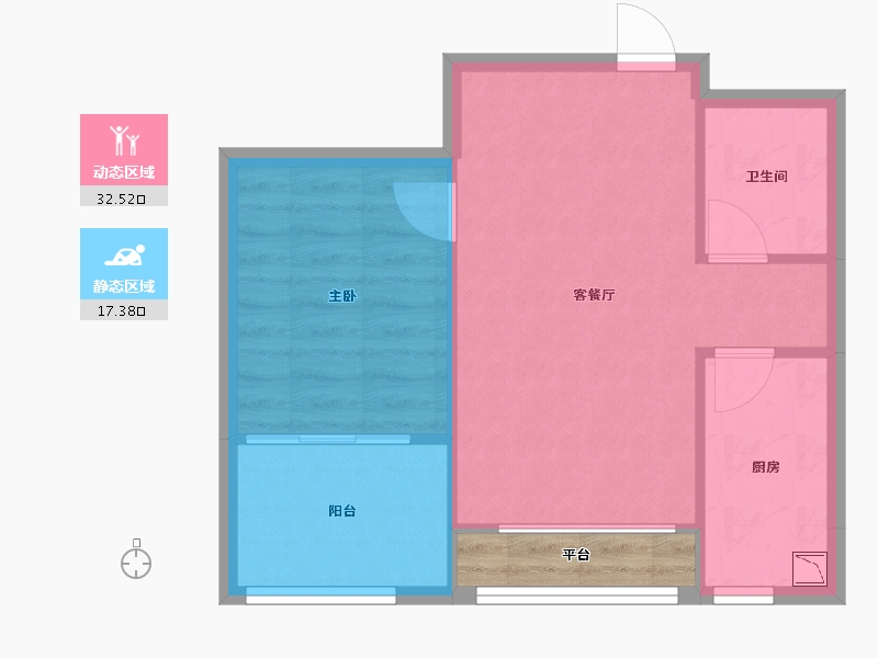 辽宁省-沈阳市-红豆杉温泉花园蒲河路22-12号（A5）,蒲河路22-6号（A4号楼),蒲河路22-7号（B-47.41-户型库-动静分区