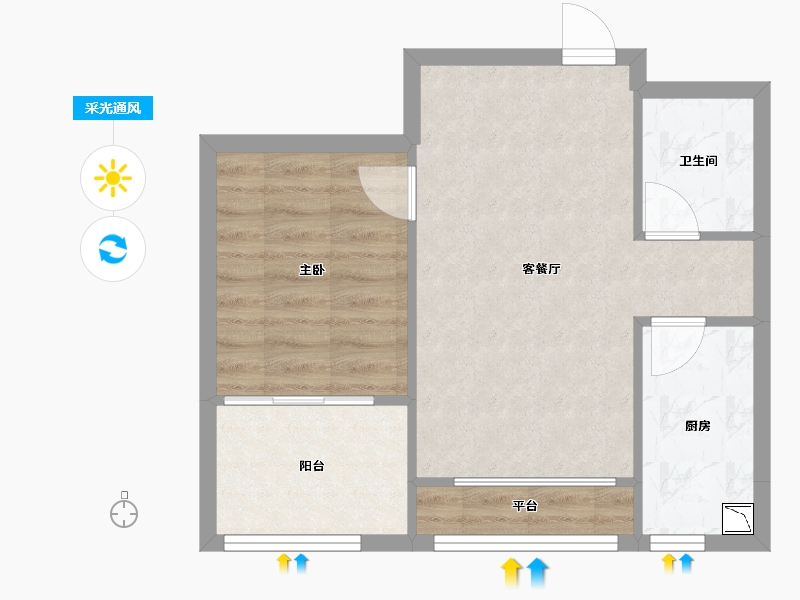 辽宁省-沈阳市-红豆杉温泉花园蒲河路22-12号（A5）,蒲河路22-6号（A4号楼),蒲河路22-7号（B-47.41-户型库-采光通风