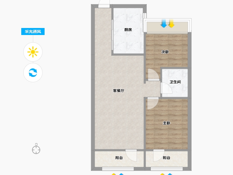 辽宁省-沈阳市-汇置尚都蒲南路5-1号（3-1栋）,蒲南路5-58号（3-6栋）,蒲南路5-59号（3-9-62.99-户型库-采光通风