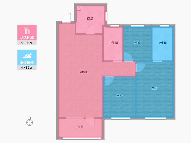 辽宁省-沈阳市-沈阳雅居乐花园B地块蒲南路3-7号(7栋),蒲南路3-14号(14号楼）,蒲南路3-21号(-86.24-户型库-动静分区