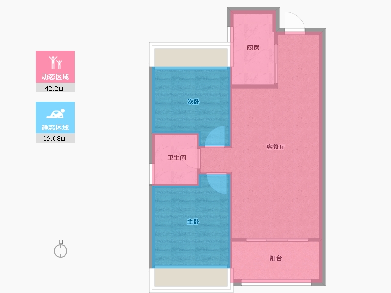 辽宁省-沈阳市-吾悦华府蒲丰路26-6号（26号楼）,蒲丰路26-16号（24号楼）,蒲丰路26-11号（2-55.57-户型库-动静分区