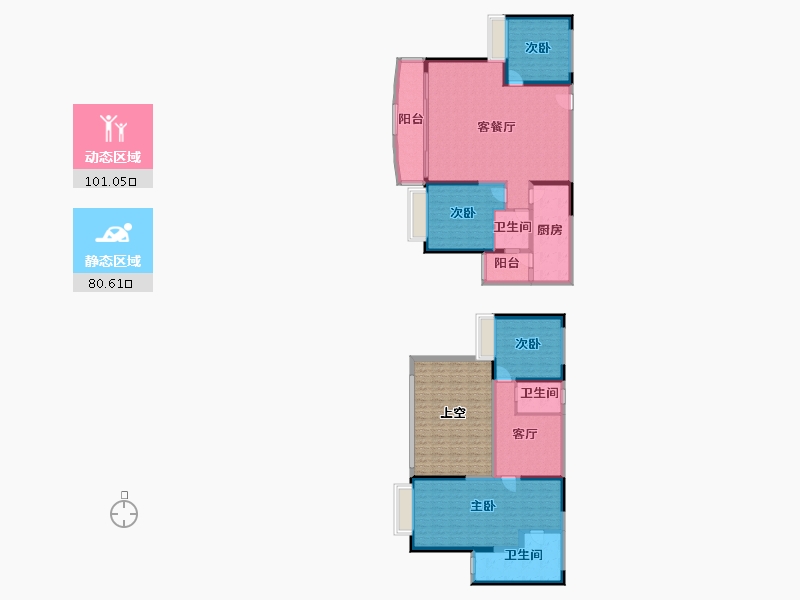 云南省-文山壮族苗族自治州-世外桃源银杏壹号-190.00-户型库-动静分区