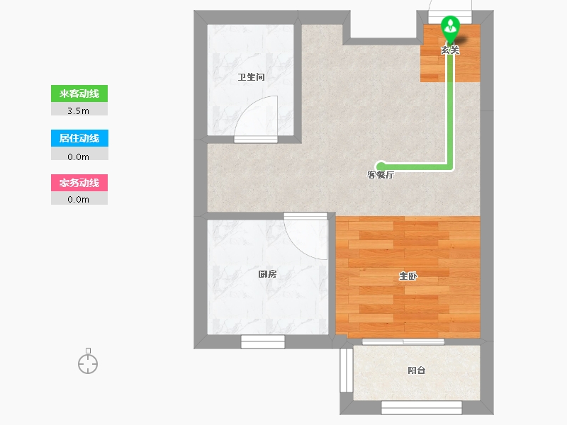 辽宁省-沈阳市-会展壹号（18号楼，17号楼，19号楼）39m²-29.60-户型库-动静线