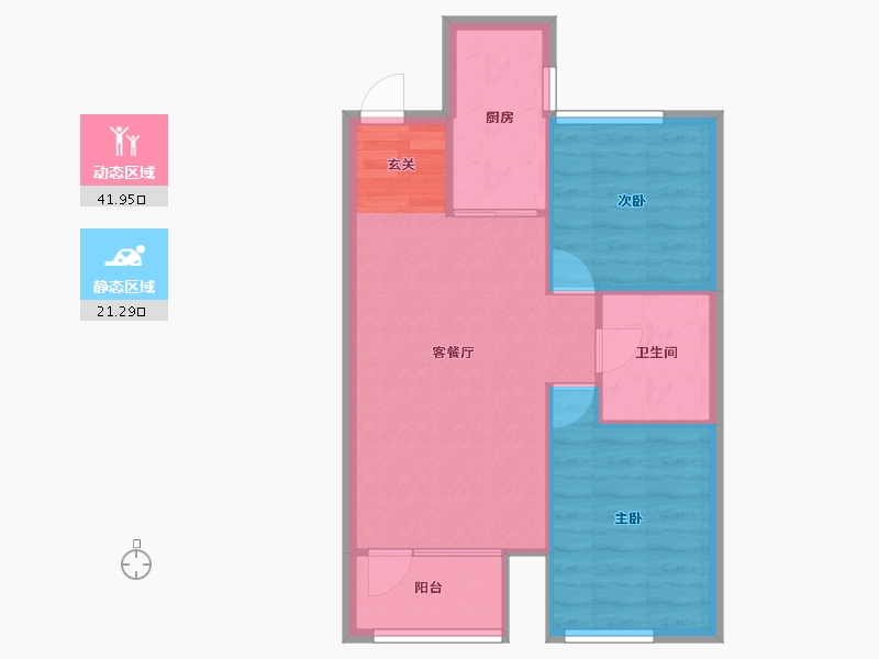 辽宁省-沈阳市-中海城8585m²-57.34-户型库-动静分区