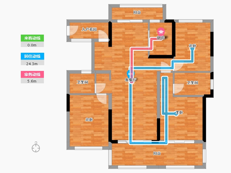 安徽省-阜阳市-明月双清-109.27-户型库-动静线