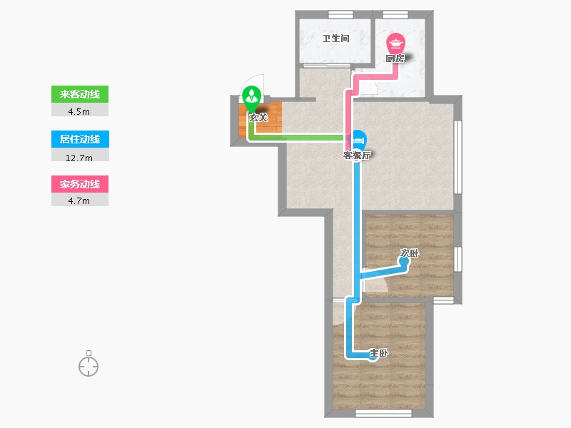 辽宁省-沈阳市-意大利风情小镇广业西路29-1号（58）76m²-50.77-户型库-动静线