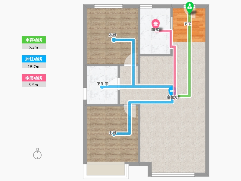 辽宁省-沈阳市-恒大悦龙台广业西路129甲-12号（24号楼）94m²-75.20-户型库-动静线