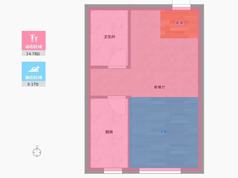 辽宁省-沈阳市-玉祥明居赤山路（G10，G11，G12）49m²-31.28-户型库-动静分区