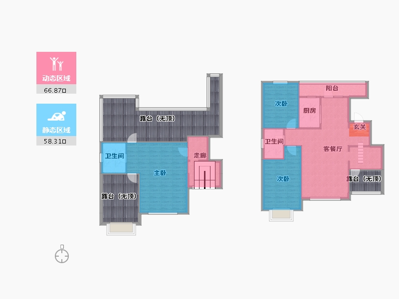 辽宁省-沈阳市-玉祥明居赤山路（Y17，Y18）139m²-159.93-户型库-动静分区