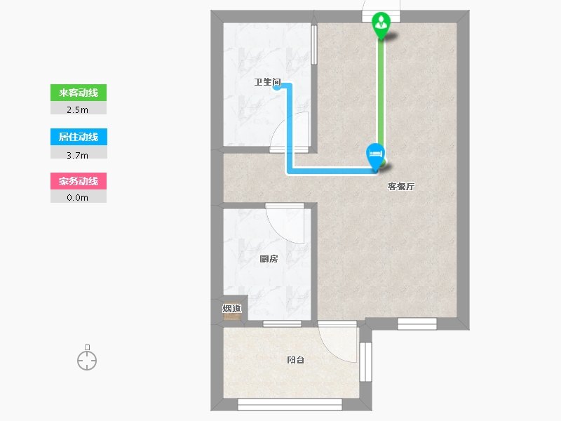 辽宁省-沈阳市-北汤国际温泉小镇建面46m²-32.52-户型库-动静线