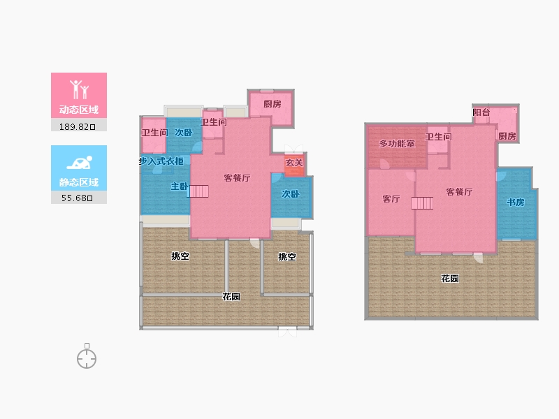 辽宁省-沈阳市-中海城和悦府洋房137㎡户型137m²-400.73-户型库-动静分区