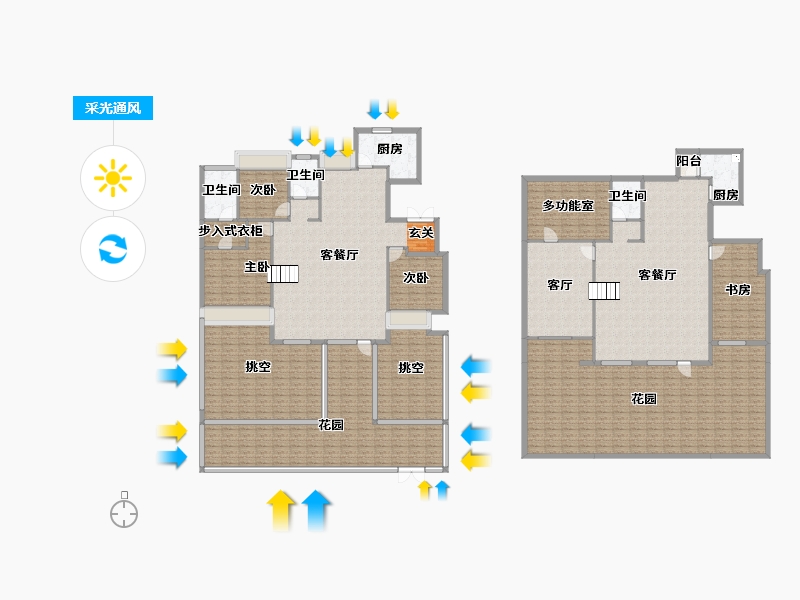 辽宁省-沈阳市-中海城和悦府洋房137㎡户型137m²-400.73-户型库-采光通风